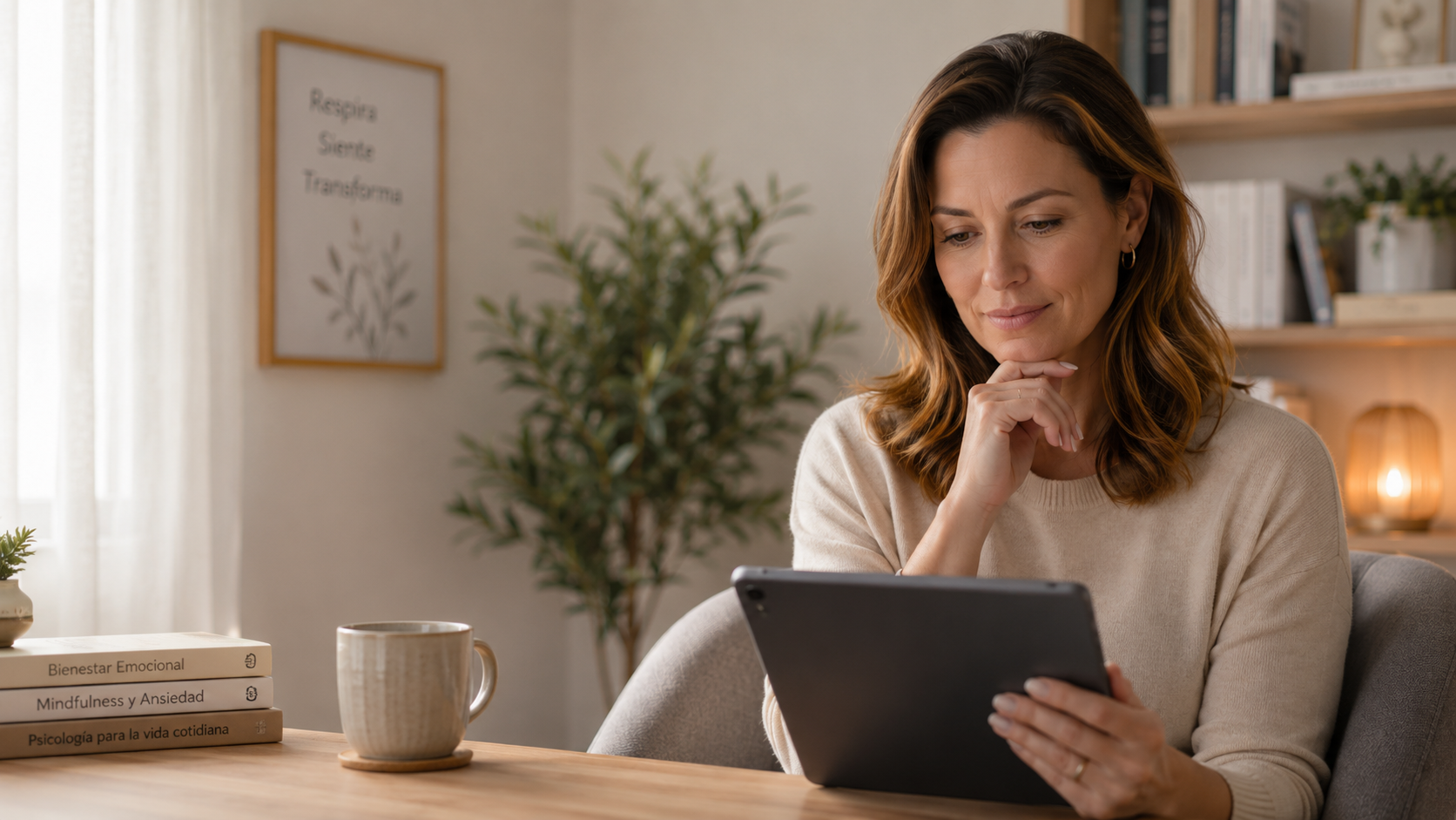 Cómo Funciona - Terapia Online En Español - Healthy Mind Projects Person Preparing For An Online Therapy Session
